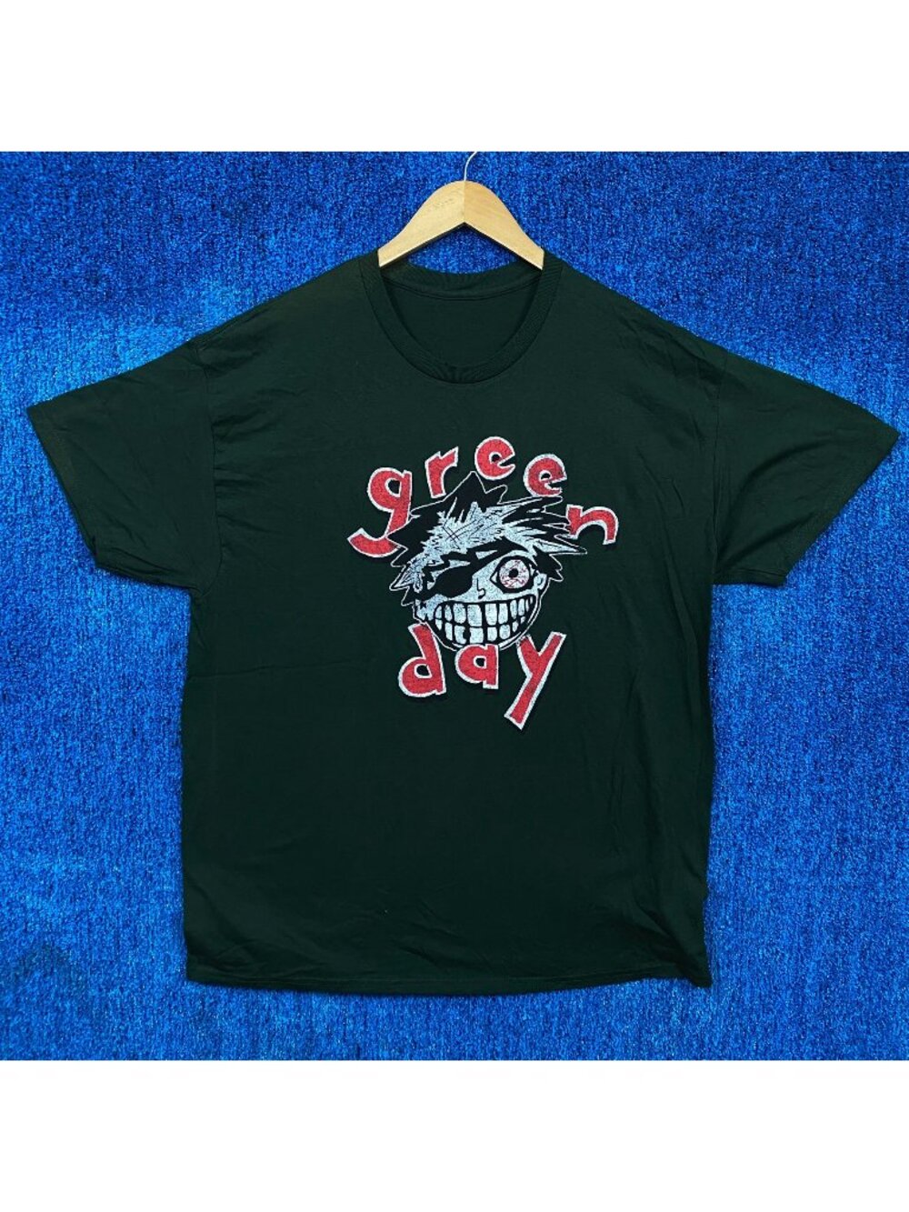 Green Day Punk Rock Green T-shirt Size XL
